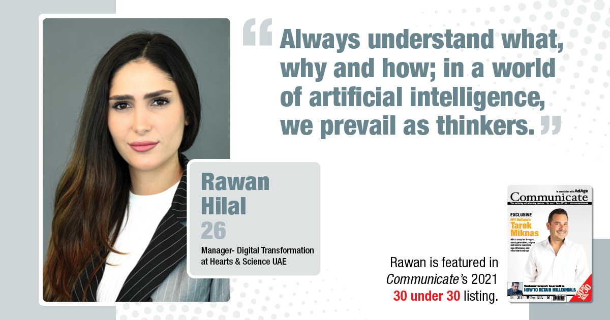 Meet 30 Under 30 Nominee -  Rawan Hilal
