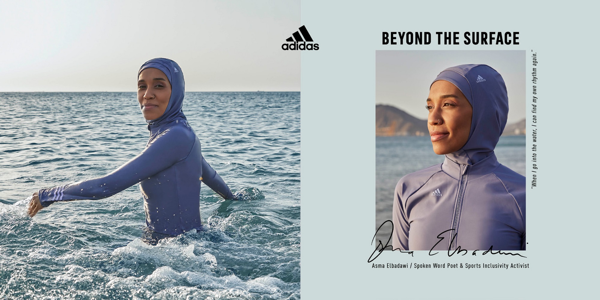 Adidas Reinforces Inclusivity in Swimming With Launch of Its First Full-Cover Swimwear Collection