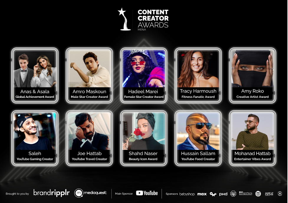 MENA Content Creators Winners Announced