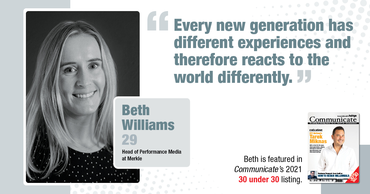 Meet 30 Under 30 Nominee - Beth Williams
