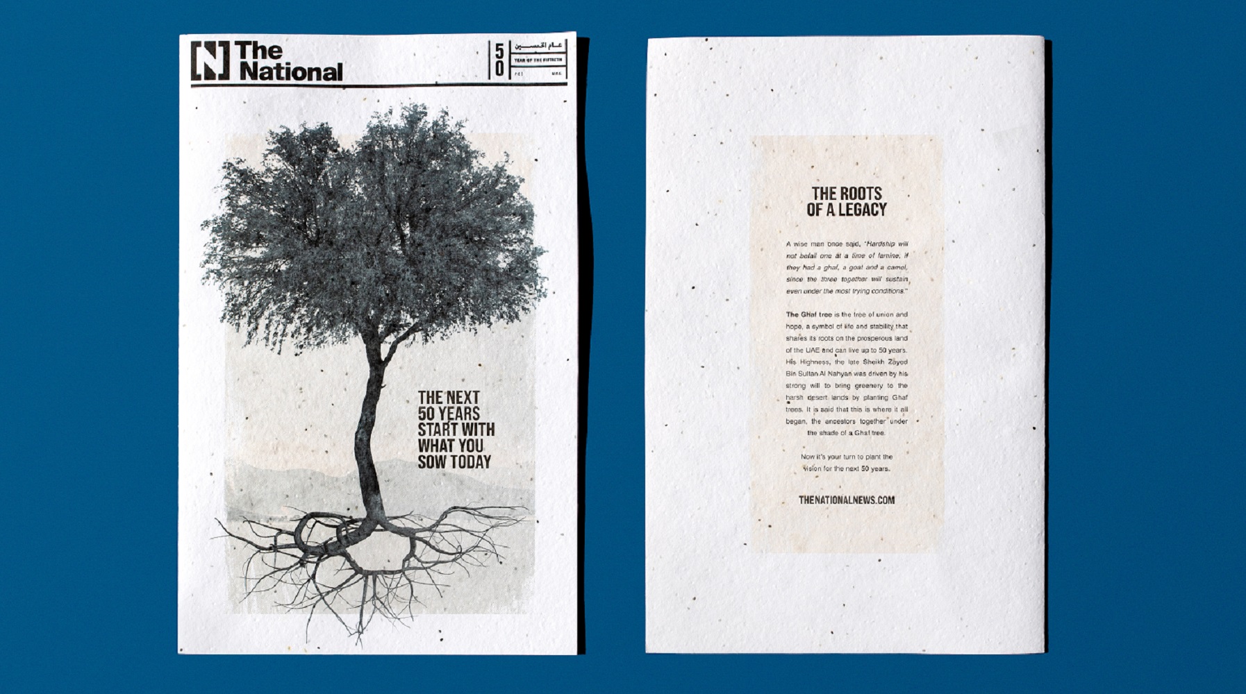 The National and Havas Middle East Create the UAE’s First-Ever Plantable Newspaper