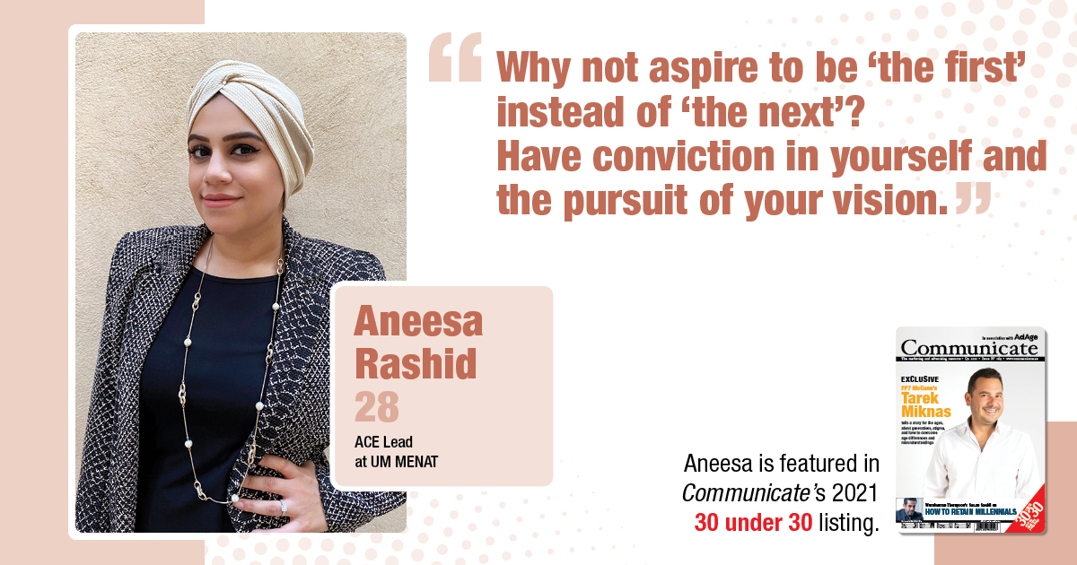 Meet 30 Under 30 Nominee - Aneesa Rashid