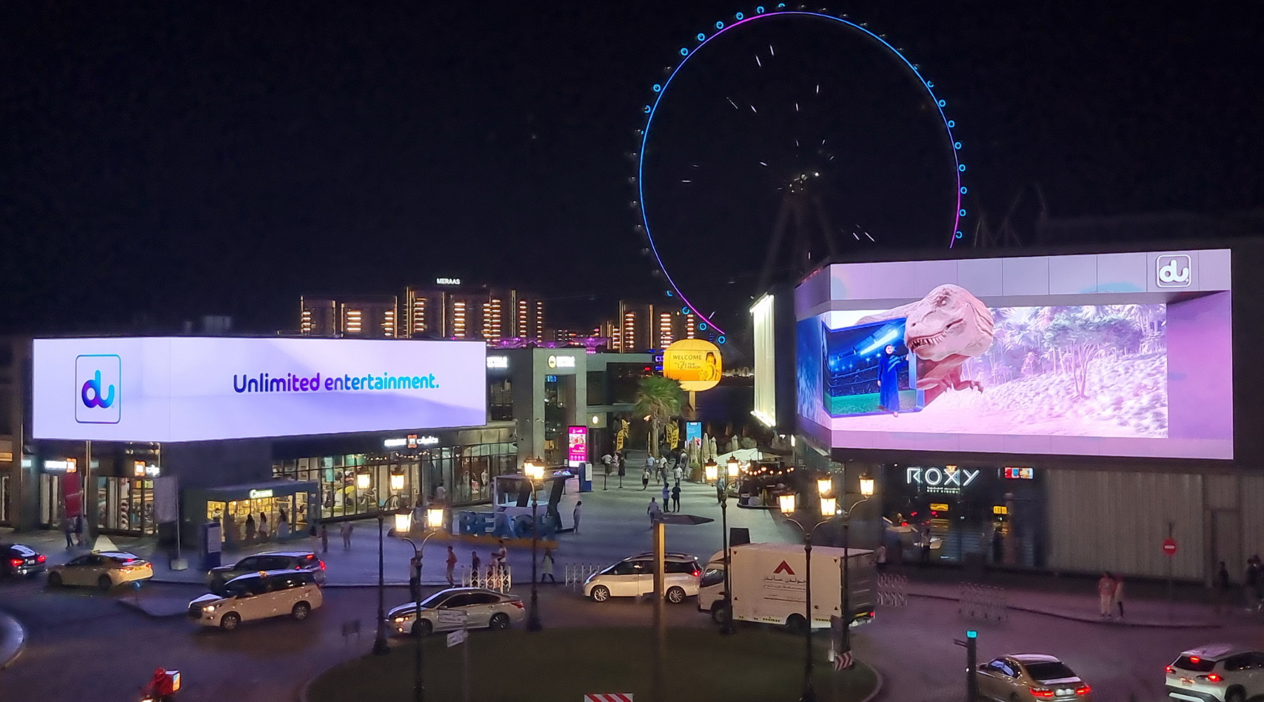 Du Takes Over Dubai's OOH Scene with Latest 3D Billboard Campaign