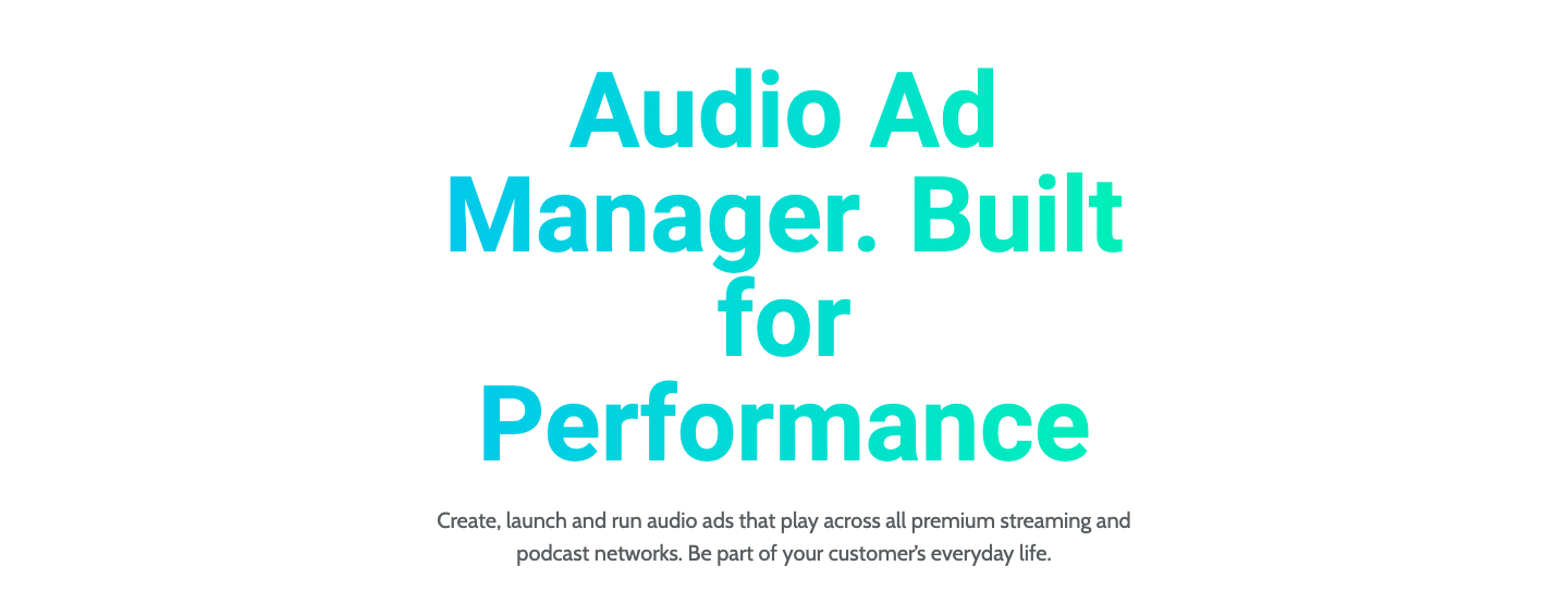 Self-Serve Audio Ad Manager Launches in the UAE & KSA