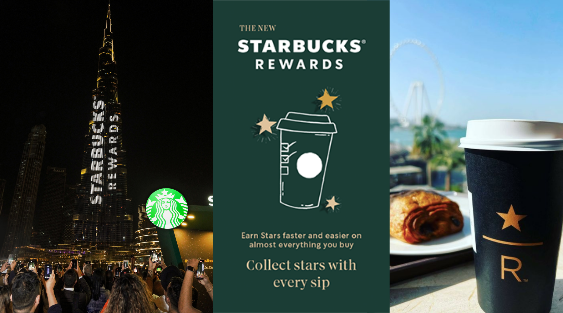 Horizon FCB Lights Up Burj Khalifa for the Launch of the Starbucks Rewards App