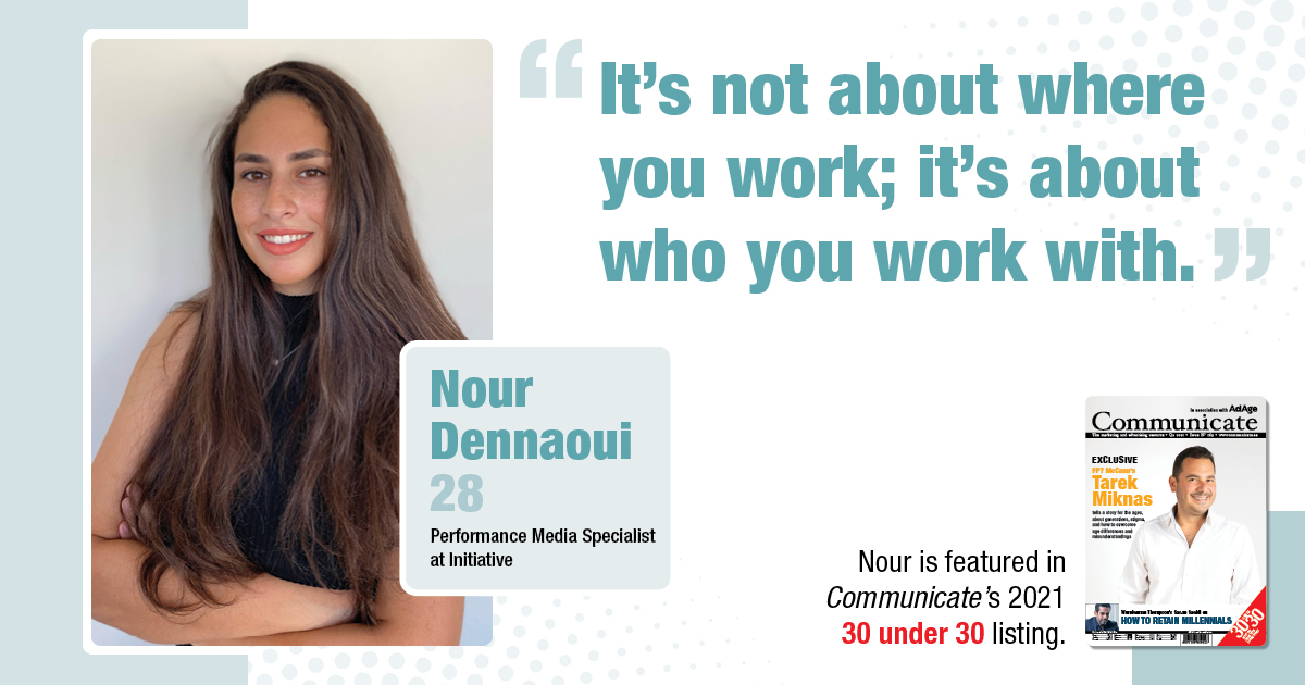 Meet 30 Under 30 Nominee - Nour Dennaoui