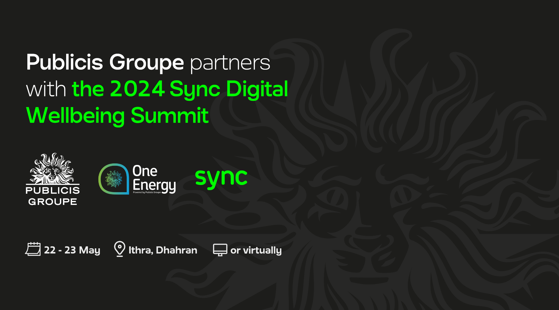 Publicis Groupe Middle East & Turkey Partners with Ithra's Sync Summit