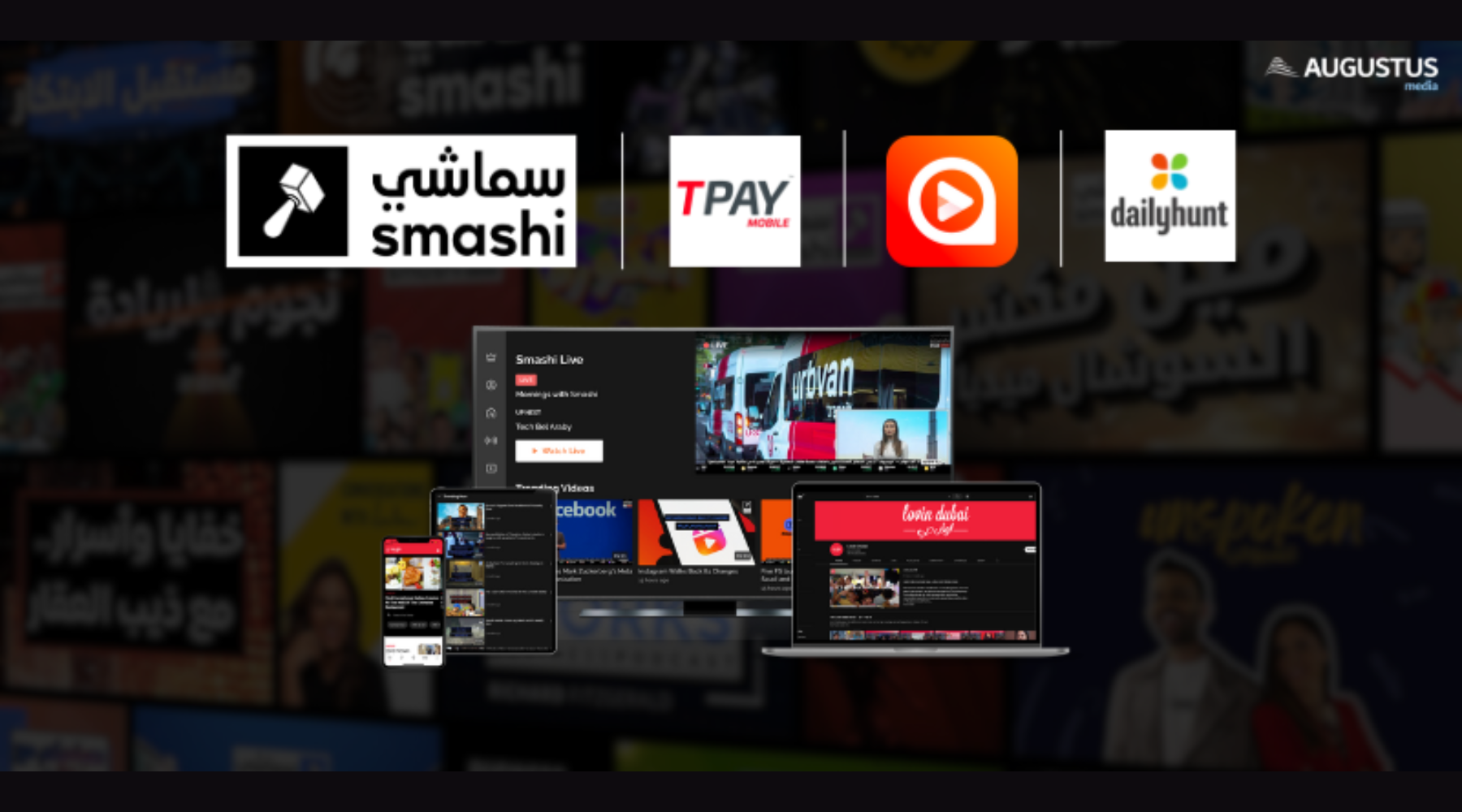 Augustus Media Expands Reach With New Partnerships with T-Pay, Daily Hunt & Visha App