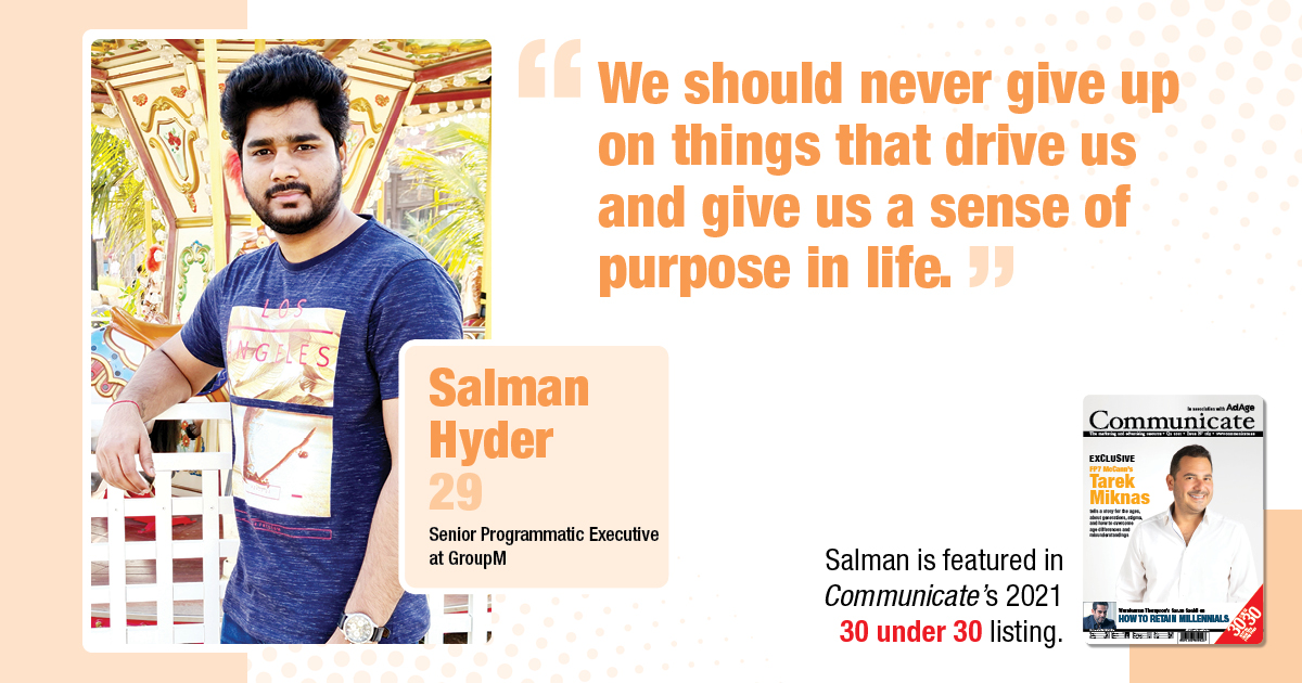 Meet 30 Under 30 Nominee -   Salman Hyder