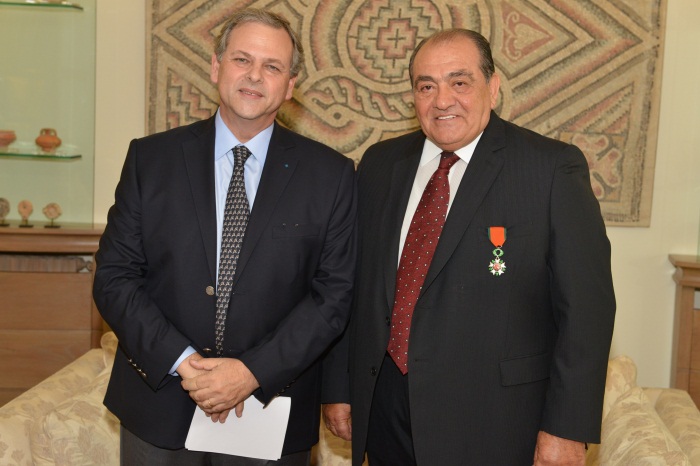 Lebanon’s president grants Edmond Moutran the National Order of the Cedar medal