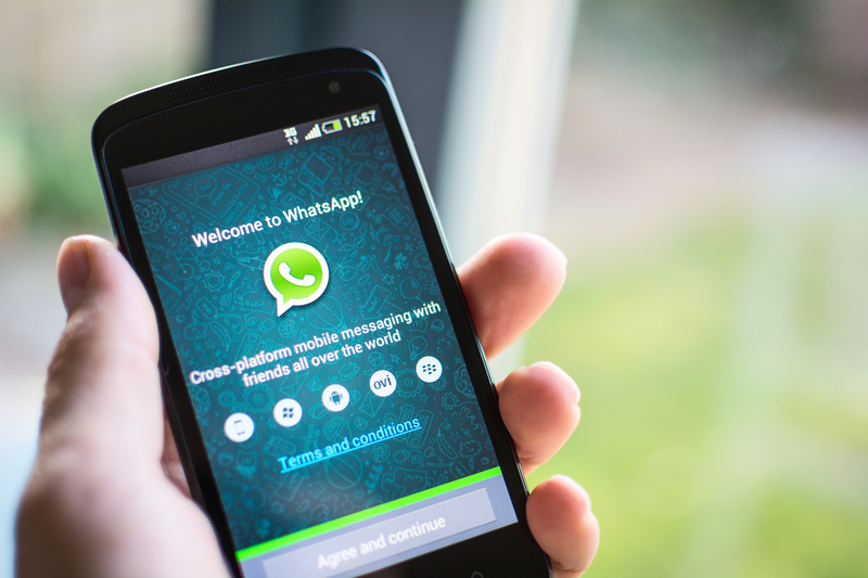 WhatsApp-ening with them?