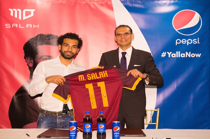 Roma’s Egyptian winger Mohamed Salah unveiled as Pepsi’s brand ambassador