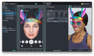 Snap Face Templates 2D Studio Screenshot