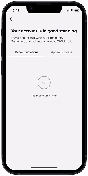 TikTok Updates Account Enforcement System 1
