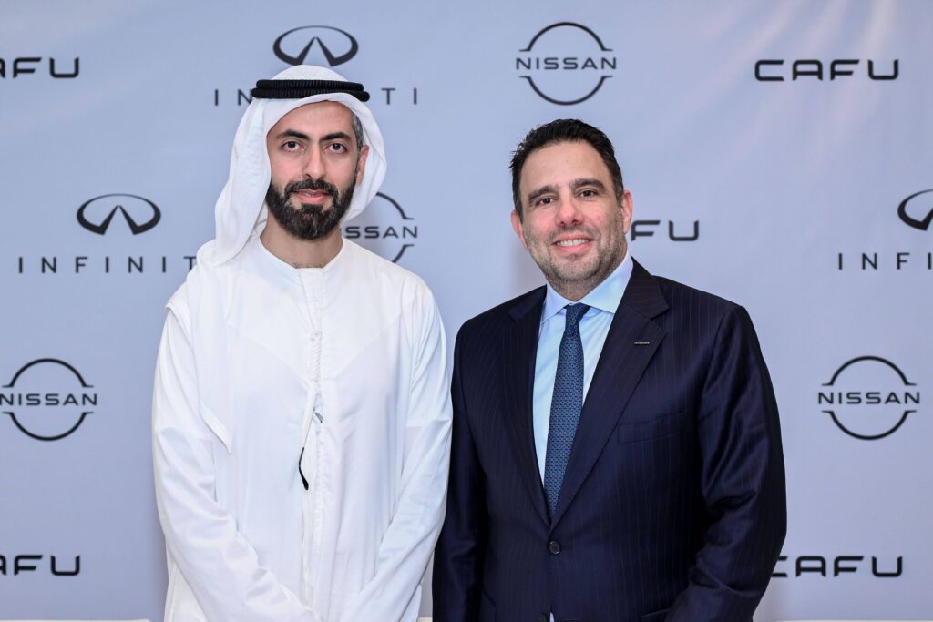 Nissan partners CAFU to expand on-demand vehicle services in UAE 1 CAFU Rashid Al Ghurair X Thierry Sabbagh Nissan